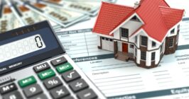 Calculator displaying home equity loan options with interest rates and monthly payments.